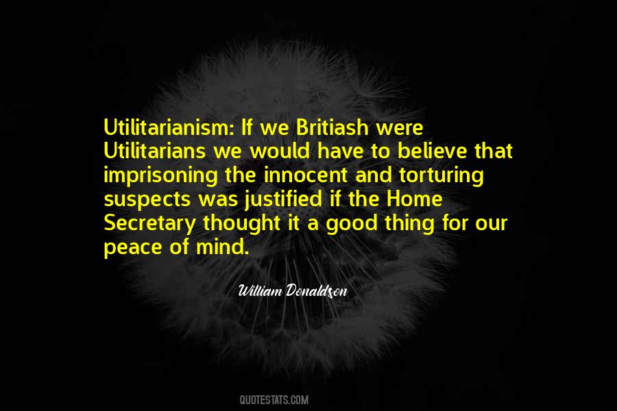 Utilitarians 7 Quotes #991676