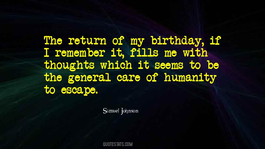 Birthday Return Quotes #1057240