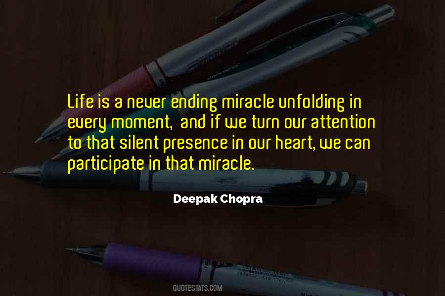 My Life Is A Miracle Quotes #134808