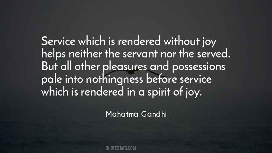 Service Rendered Quotes #965148