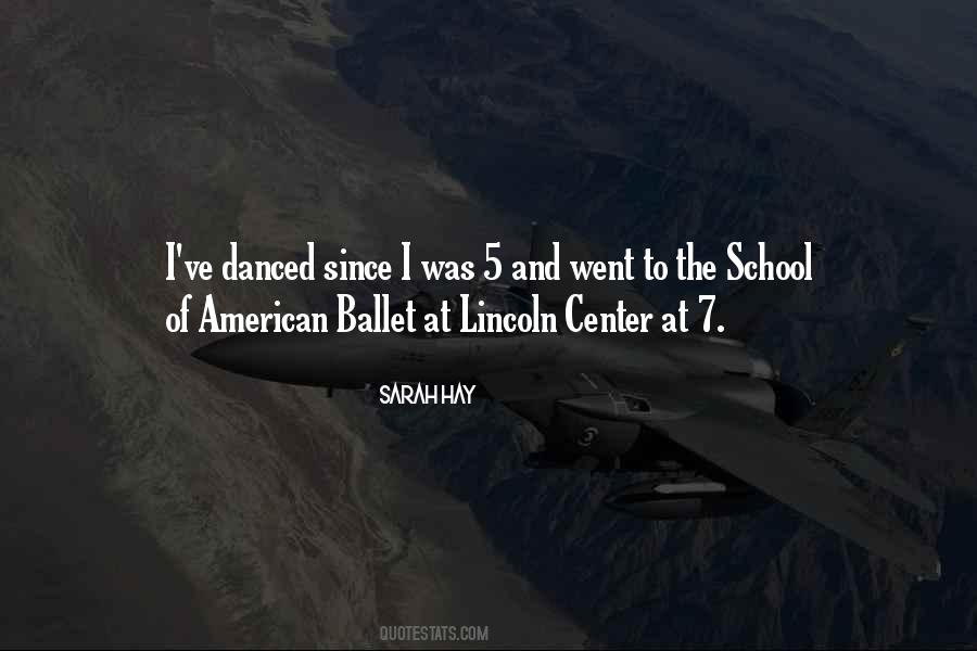 Ballet School Quotes #241046