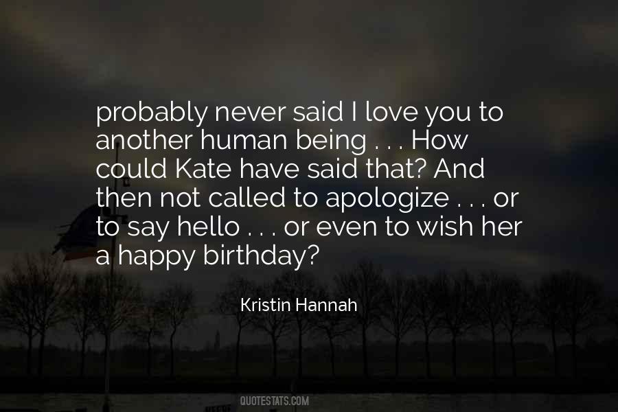 Birthday With Love Quotes #1218581