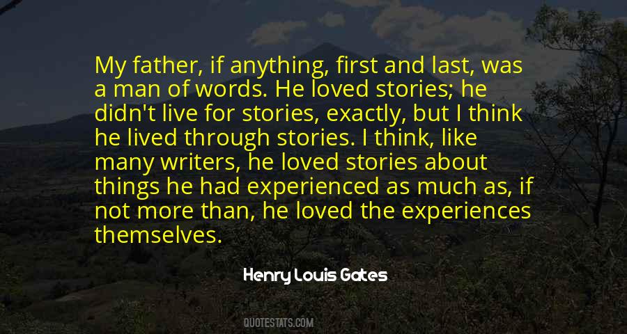 Father Stories Quotes #222092