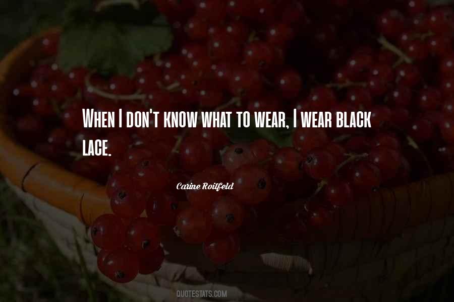 Only Wear Black Quotes #424353