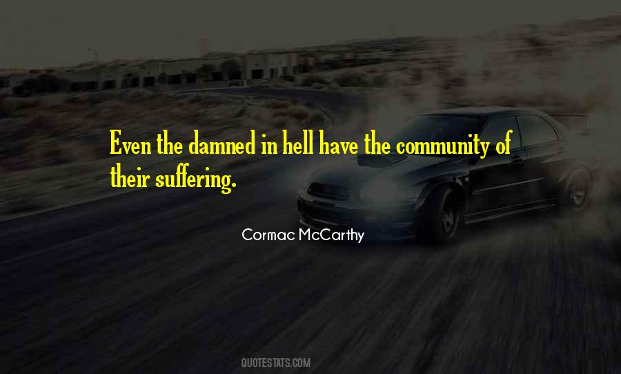 Hell Suffering Quotes #1578304