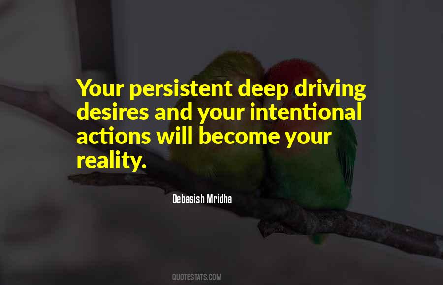 Persistent Actions Quotes #766950