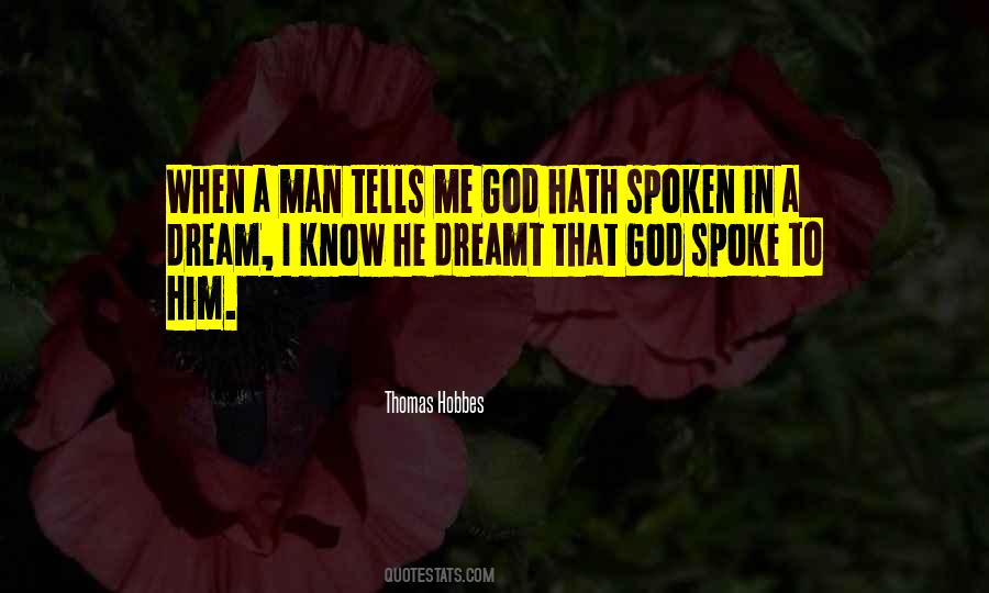God Spoke And It Was So Quotes #348710