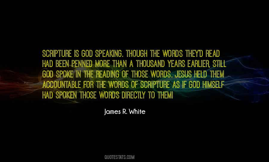 God Spoke And It Was So Quotes #381016