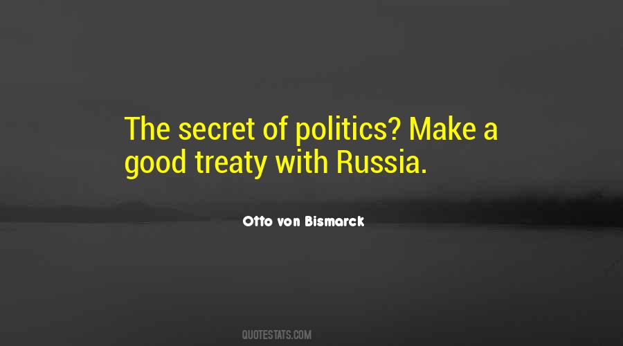 Bismarck Russia Quotes #1206465