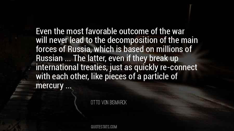 Bismarck Russia Quotes #1792996