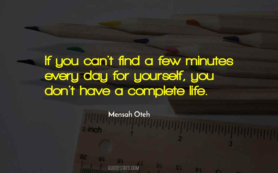 Complete Yourself Quotes #1508851