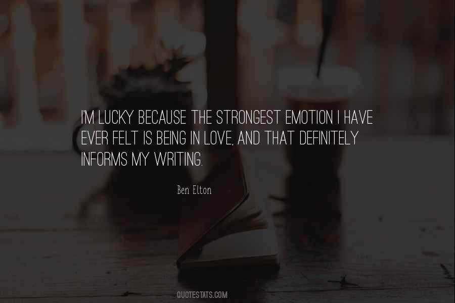 Quotes About The Strongest Love #1381257