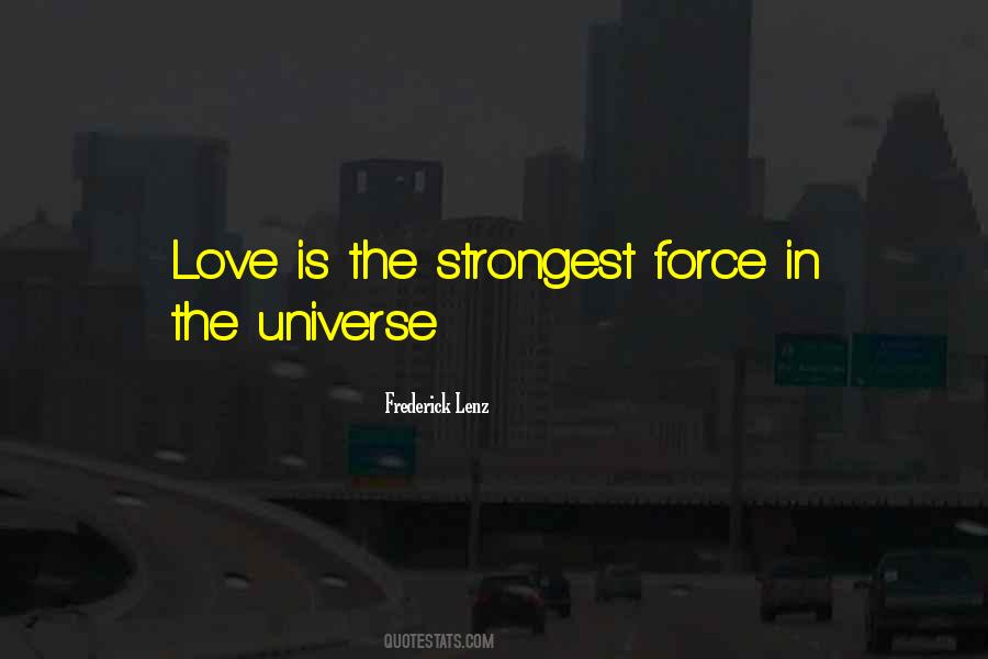 Quotes About The Strongest Love #1561398