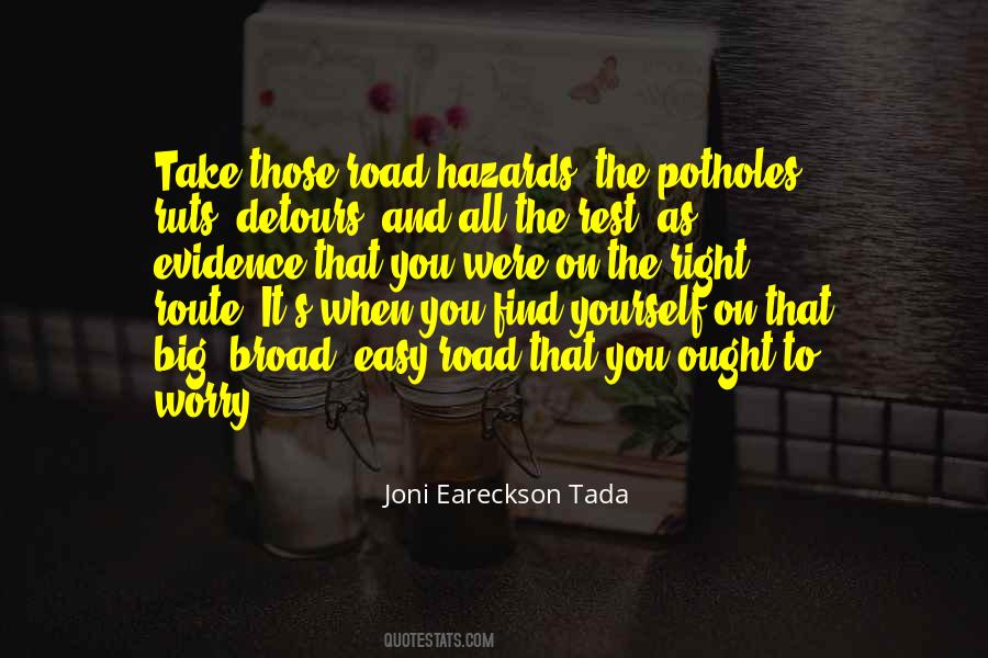 Road Potholes Quotes #1583483