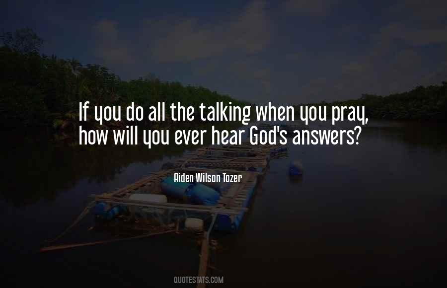 God S Answers Quotes #1135905