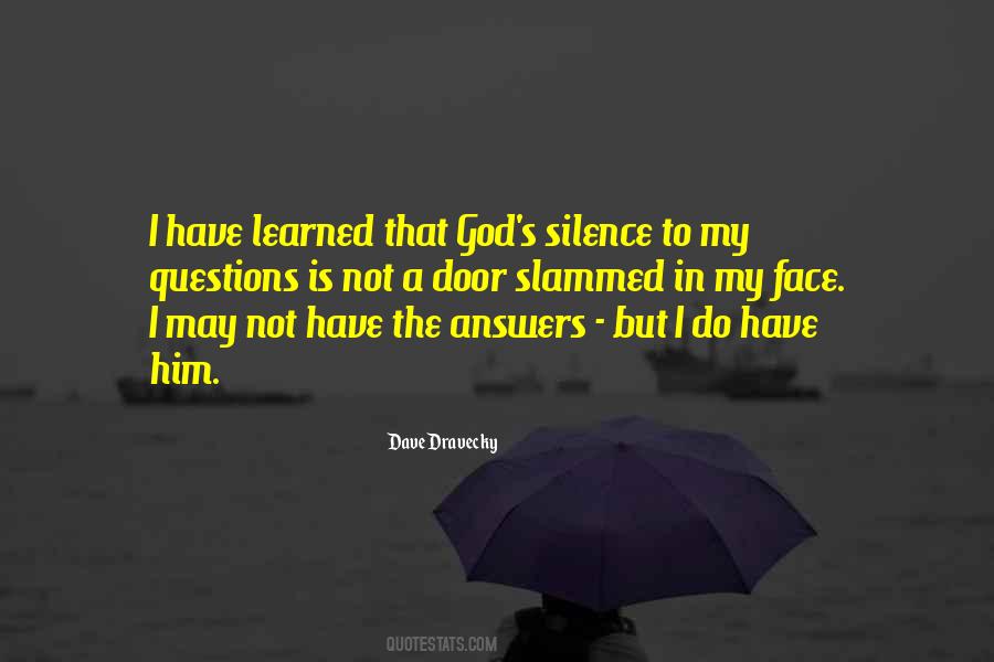 God S Answers Quotes #1477400