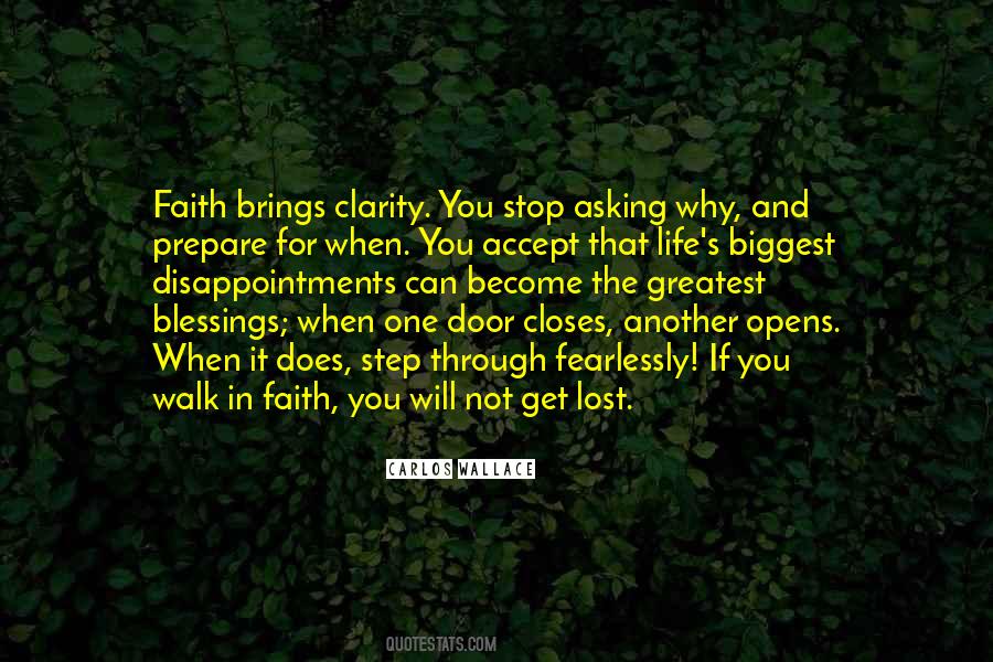 Walk In Faith Quotes #1551830