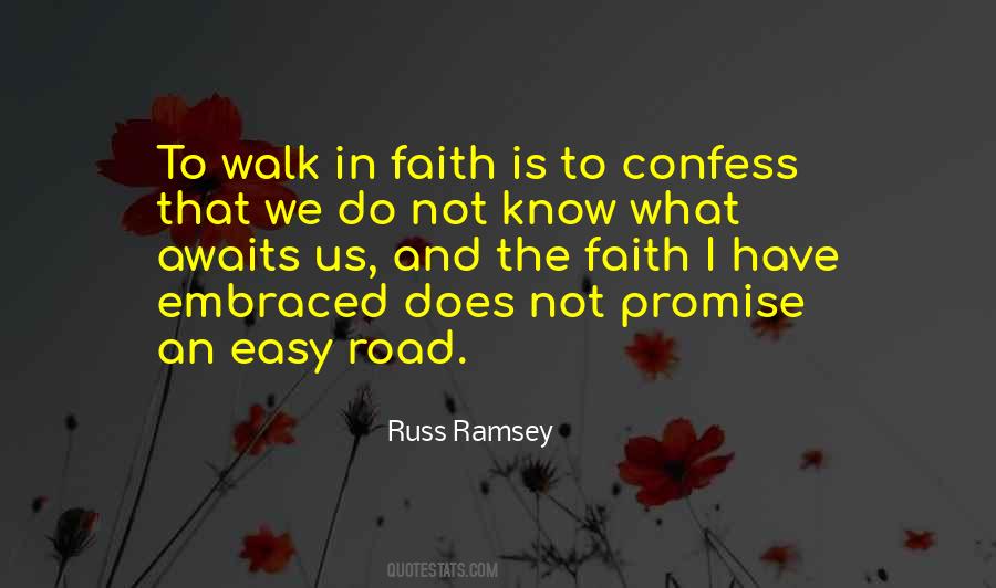 Walk In Faith Quotes #1668314