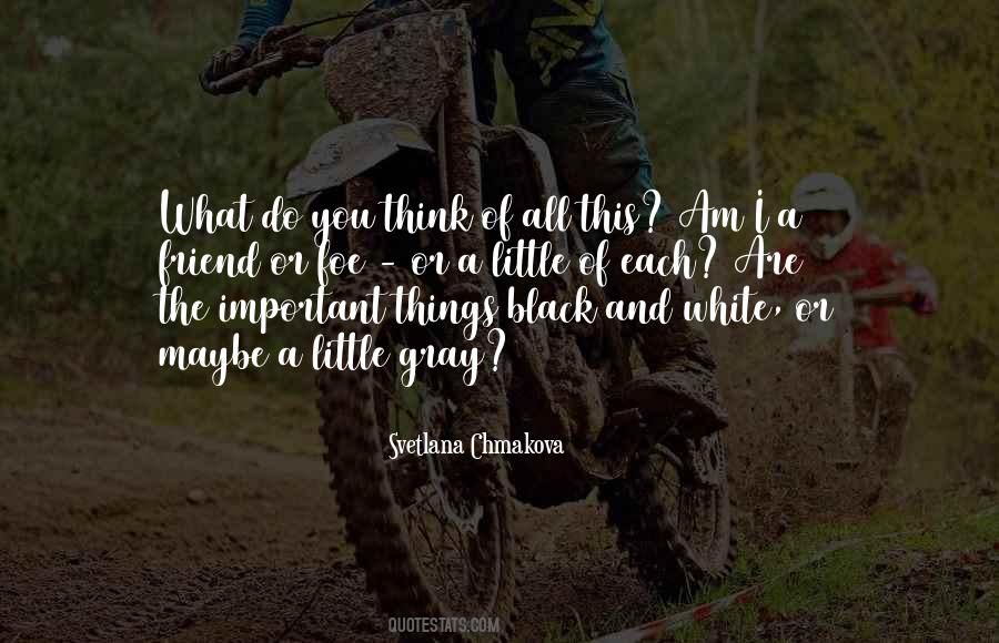 Black And Gray Quotes #1042392