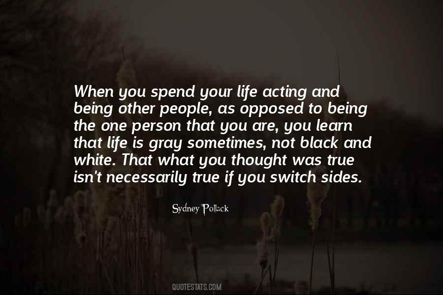 Black And Gray Quotes #1144344