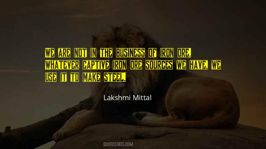 Mittal Steel Quotes #673130