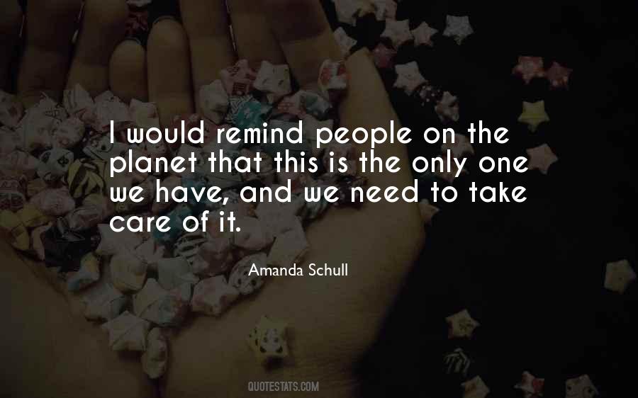 To Take Care Quotes #1199898