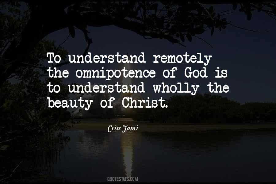 Omnipotence Of God Quotes #1285230