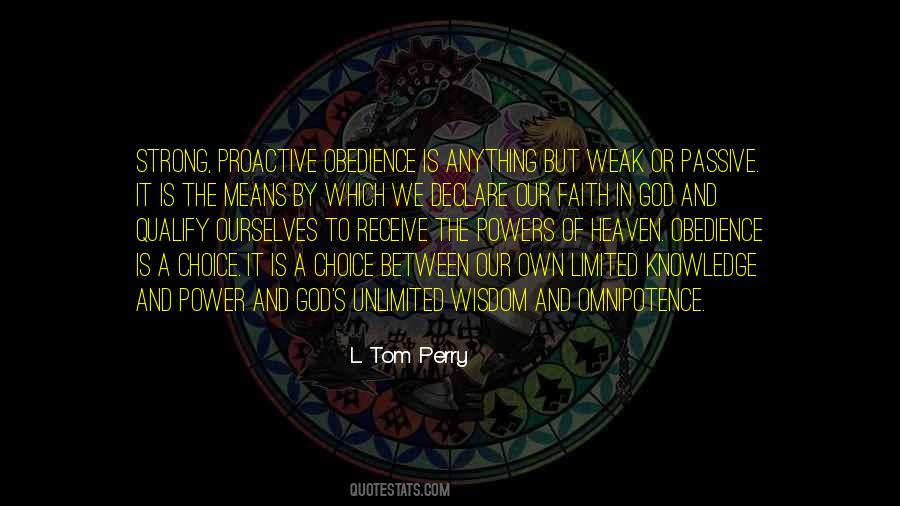 Omnipotence Of God Quotes #213083