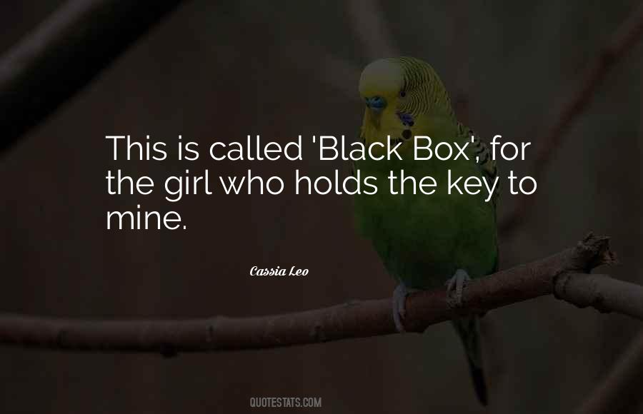 Black Box Quotes #1633426