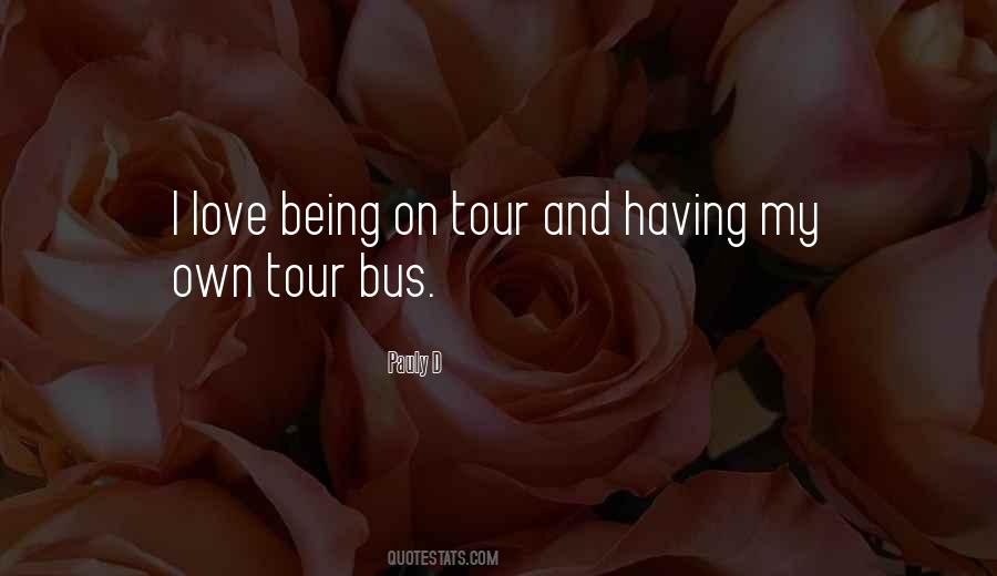 Tour Bus Quotes #752177
