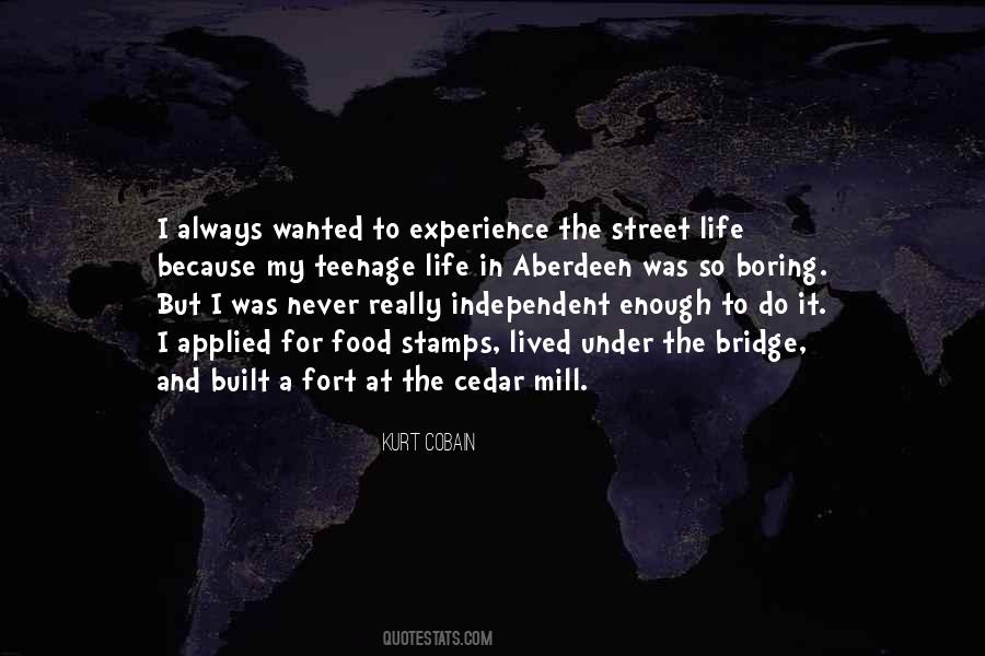 Fort Food Quotes #1219275