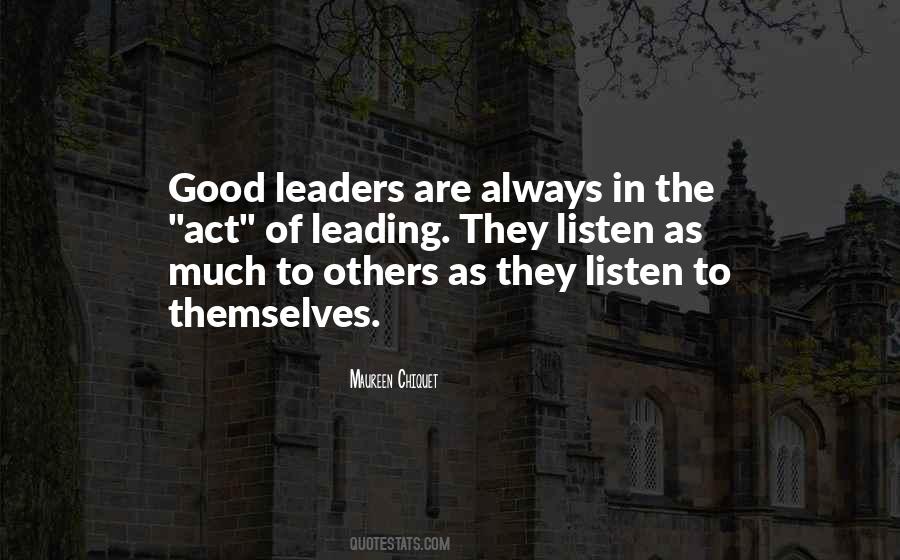 Women Leading Quotes #1504836