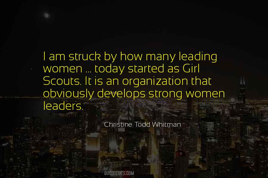 Women Leading Quotes #712999