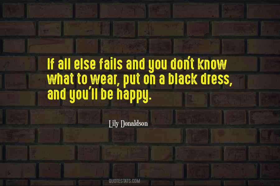 Black Dress Quotes #1577631