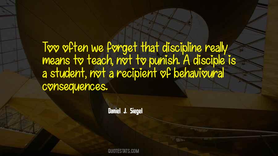 Education Discipline Quotes #1828801