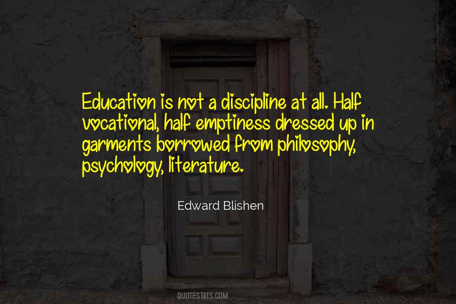 Education Discipline Quotes #773747
