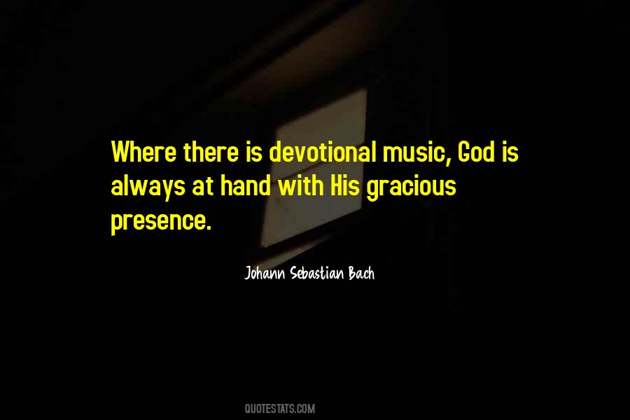 Devotional Music Quotes #1548168