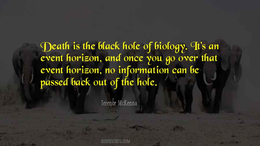 Black Hole Quotes #1665792