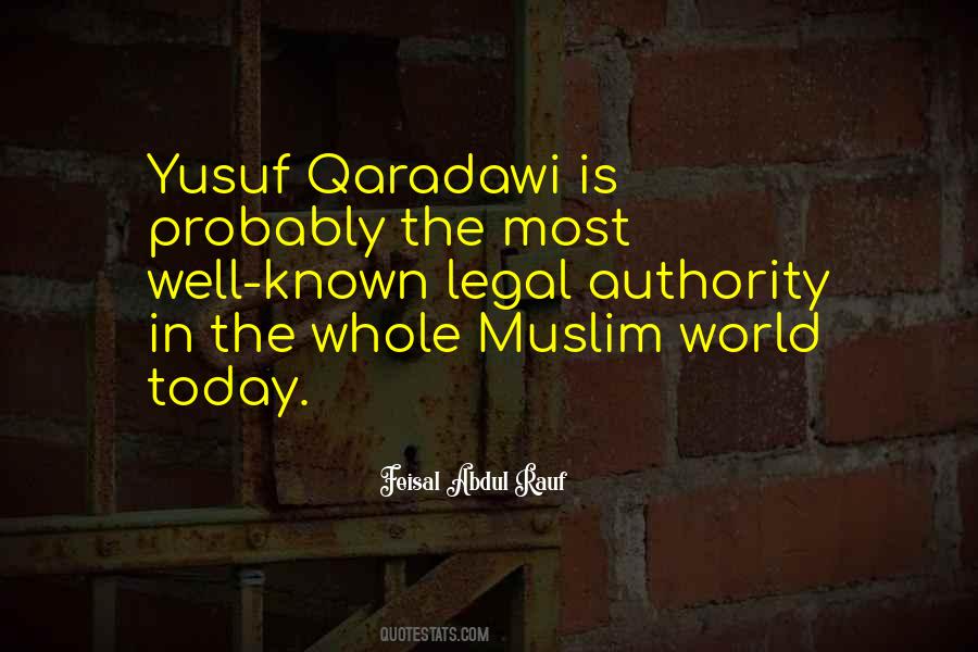 Muslim World Quotes #309328