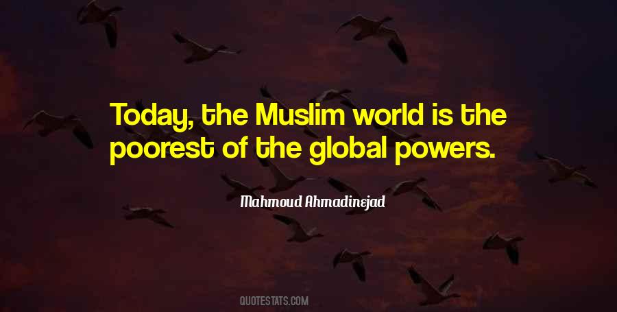 Muslim World Quotes #79640