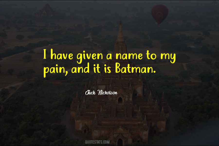 Batman Movie Quotes #504411