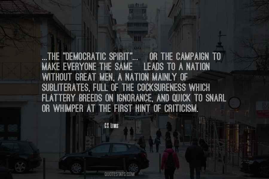 Democratic Spirit Quotes #1022785