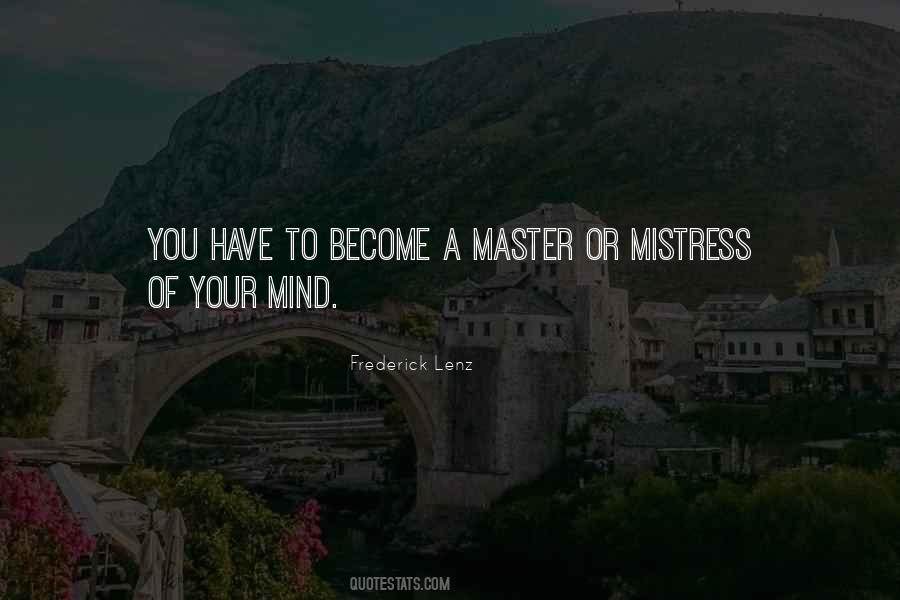 Master Your Mind Quotes #613872