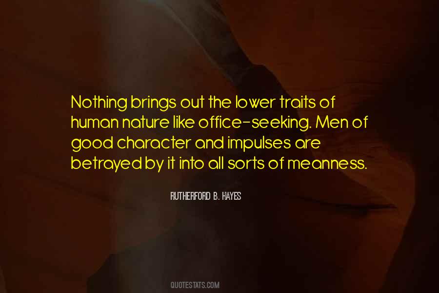 Men Of Good Character Quotes #348208