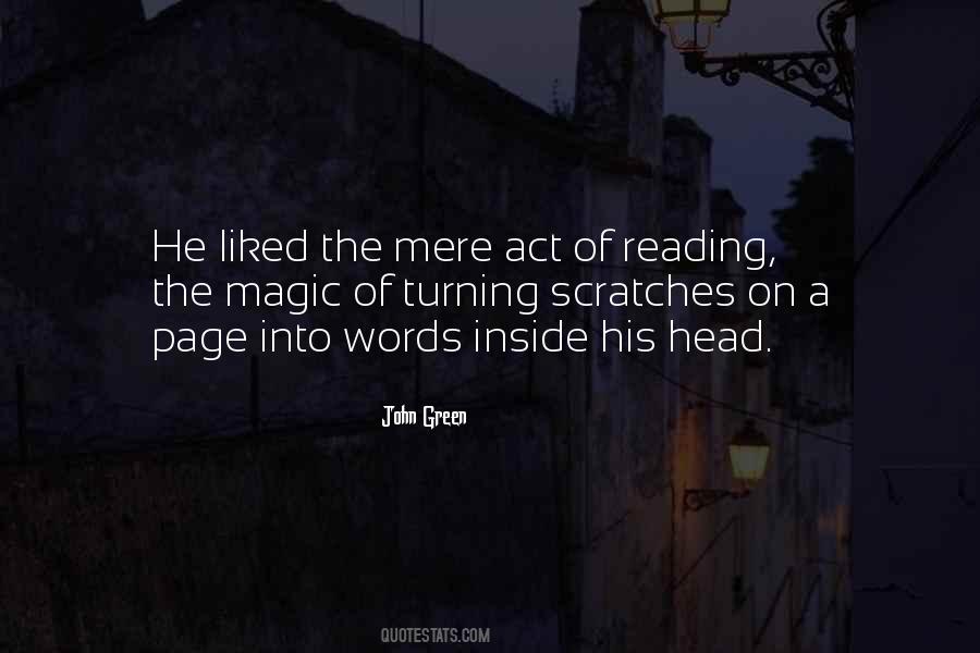 Act Of Reading Quotes #1714637