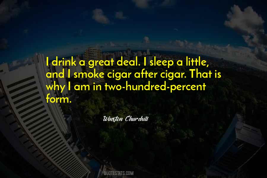 Smoking Cigar Quotes #1520333