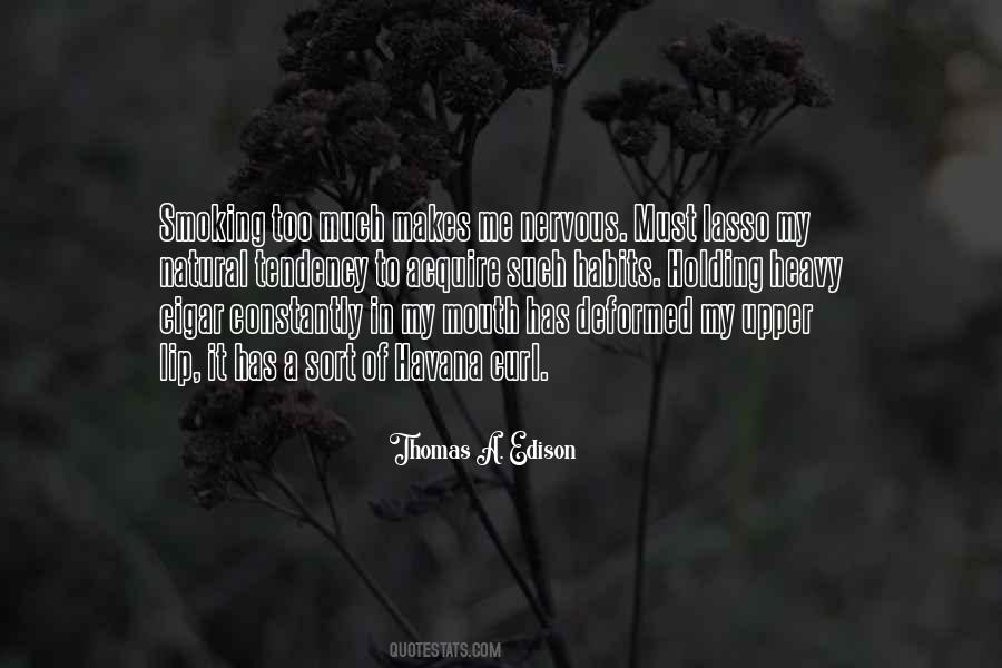 Smoking Cigar Quotes #59830