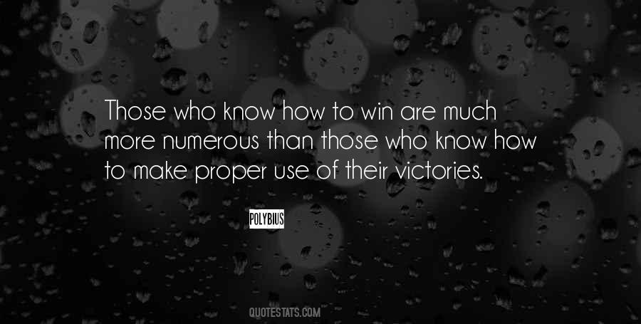 How To Win Quotes #105070