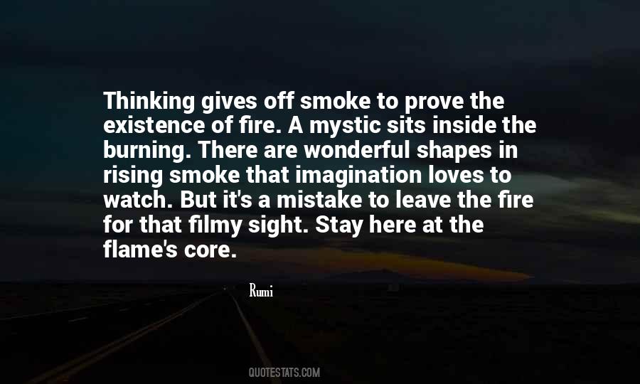 Fire Smoke Quotes #161631