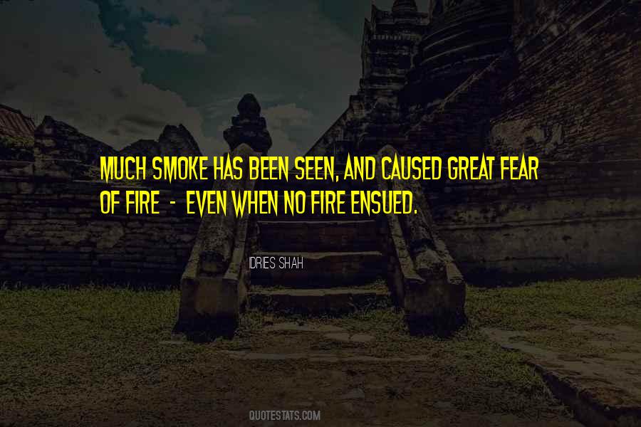 Fire Smoke Quotes #649344